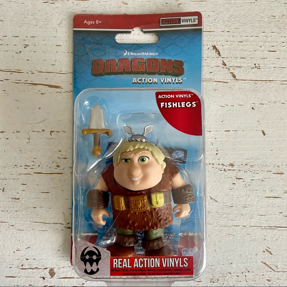 New Loyal Subjects How To Train Your Dragon Fishlegs Real Action Vinyls